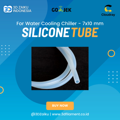 CloudRay 5M Silicone Tube for Water Cooling Chiller to CO2 Laser Tube - 8x11 mm (5M)